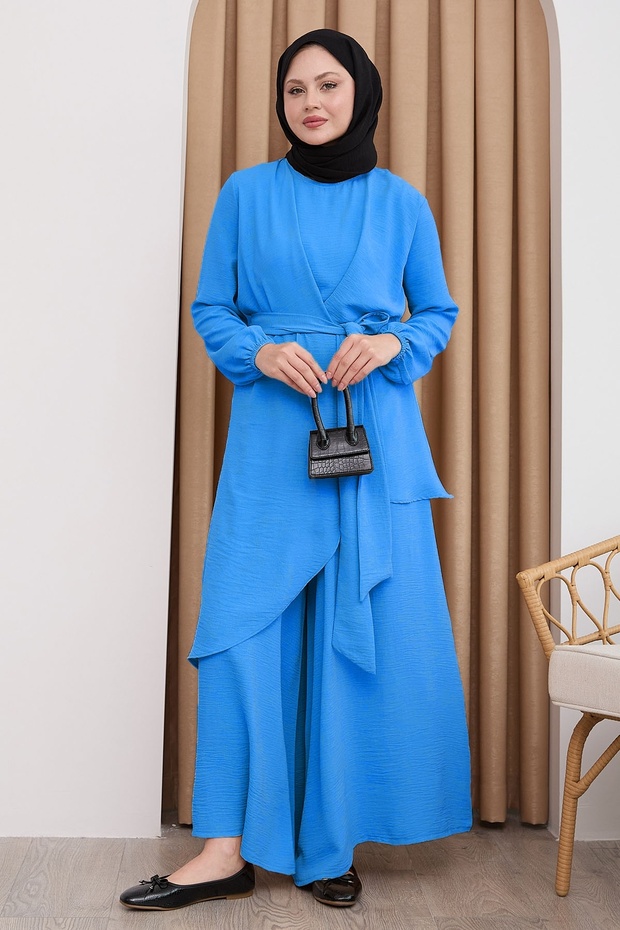 Model Asimetric Indigo Ayrobin Set - 3