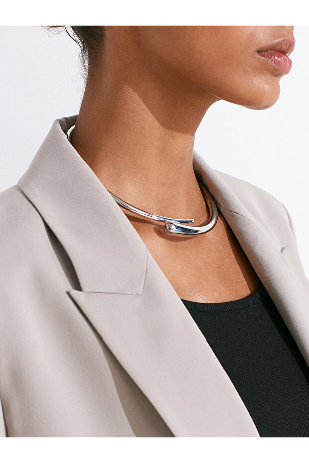 60767 Blazer Ceket-Gri - 4