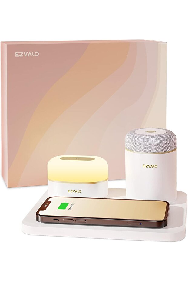 Birthday Gifts for Women, Relaxing Gift Box with Wireless Phone Charger, LED Night Light
