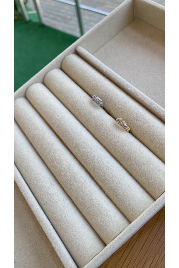 çelik halka tragus küpe - 1