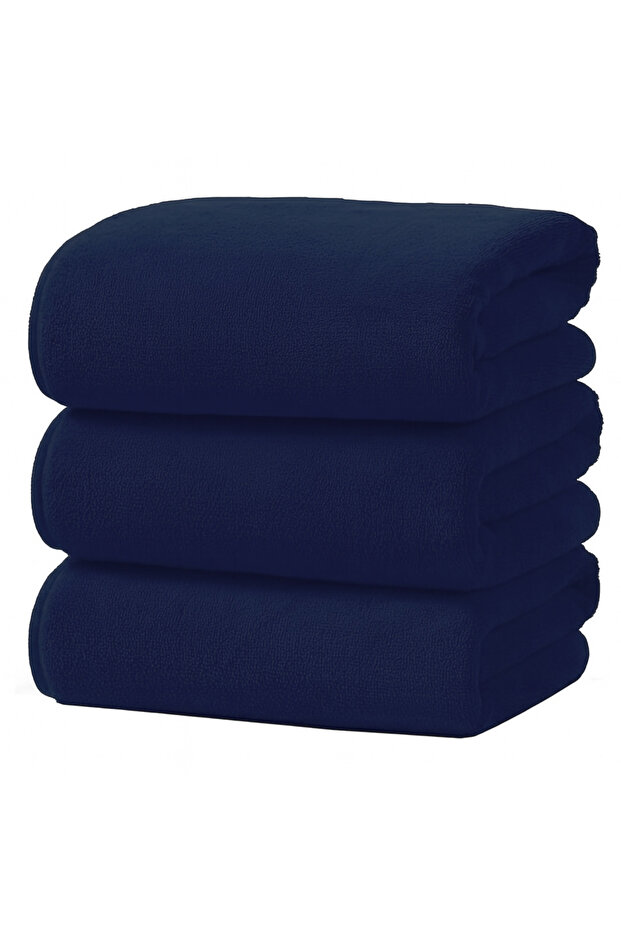 3-Piece Multipurpose Microfiber Towel, Gym & Hand Towel, Hair Towel 50x90cm