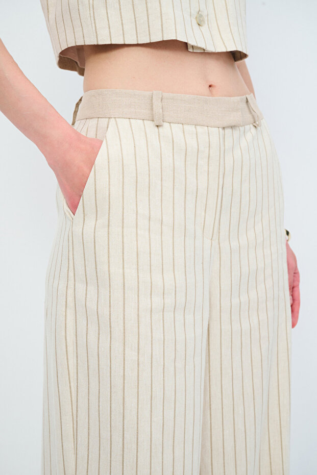 Keten Pantolon - 4