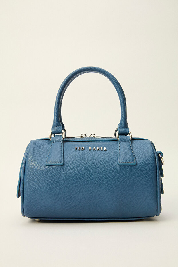 Baskılı Mini Deri El Çantası - 4