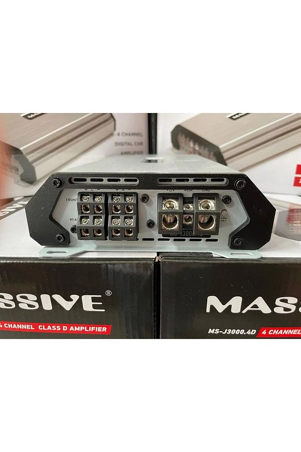 MS-J3000.4D 4 Kanal Amfi Özel Seri 4 Ohm 4X150W Rms 2 Ohm 4X225W RMS - 3