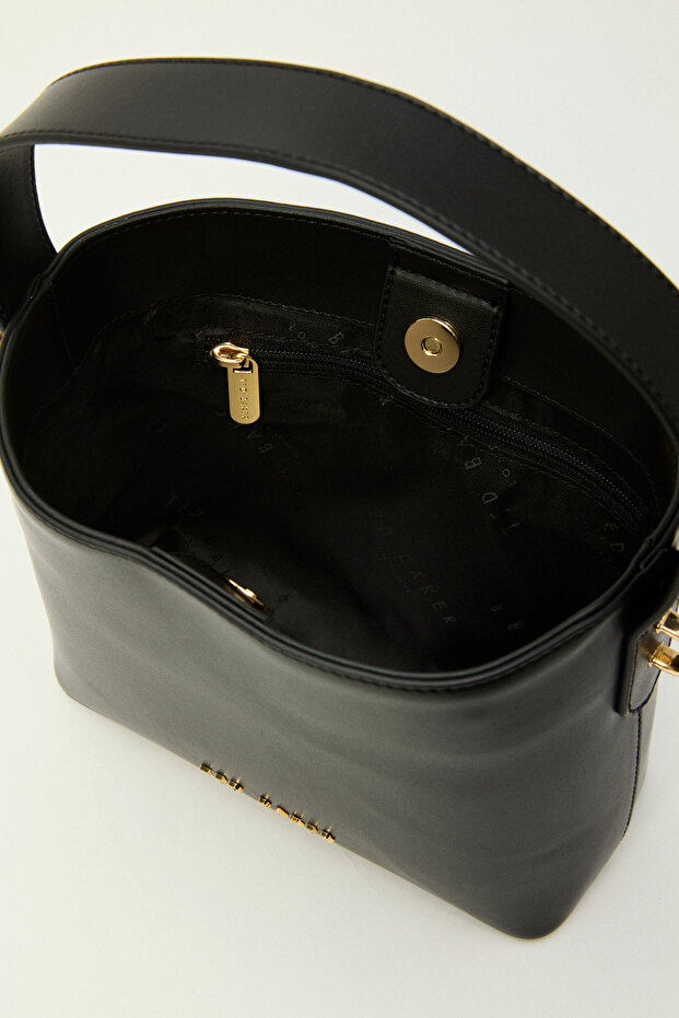 Düz Cilt Mini El Çantası - 4