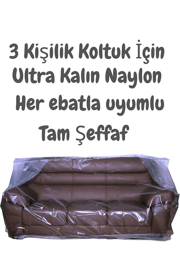 Ultra Kalın 3 Kişilik Bahçe Koltuk Koruma Örtüsü Yağmur Geçirmez Koltuk Mobilya Naylonu 330x180 - 3