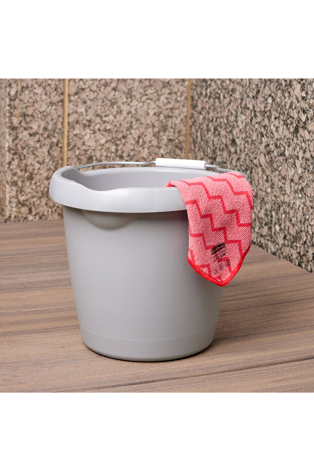 دلو ممسحة بلاستيكي دائري متين سعة 15 كوارت - 6