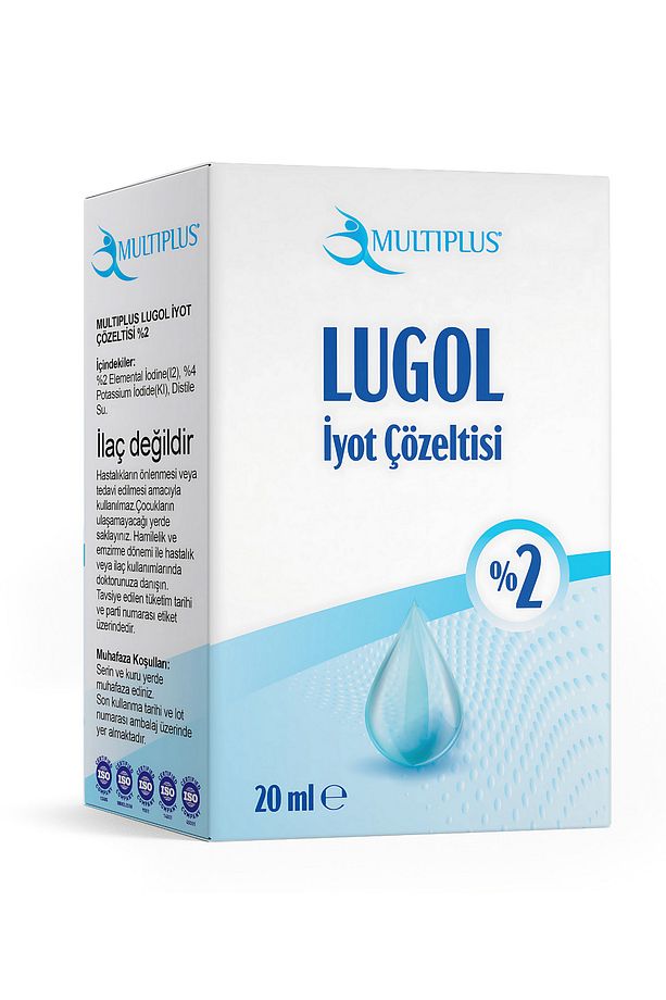 Lugol İyot %2 Damlalıklı 20 ml - 1