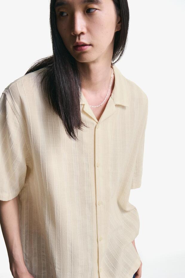 Kısa kollu rustik gömlek - 4