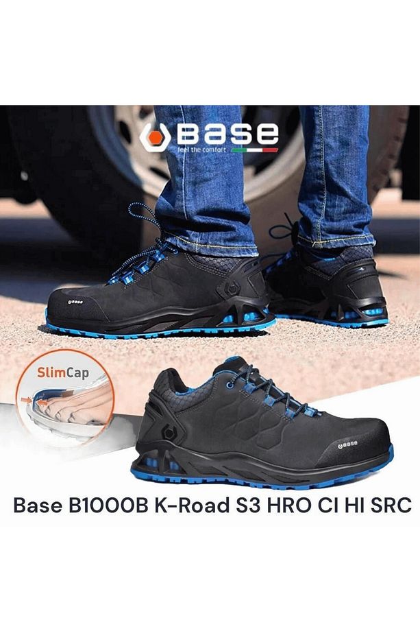B1000B Kaptiv Serisi K-ROAD S3 HRO SRC Kompozit Burun Elektrikçi İş Ayakkabısı - 1