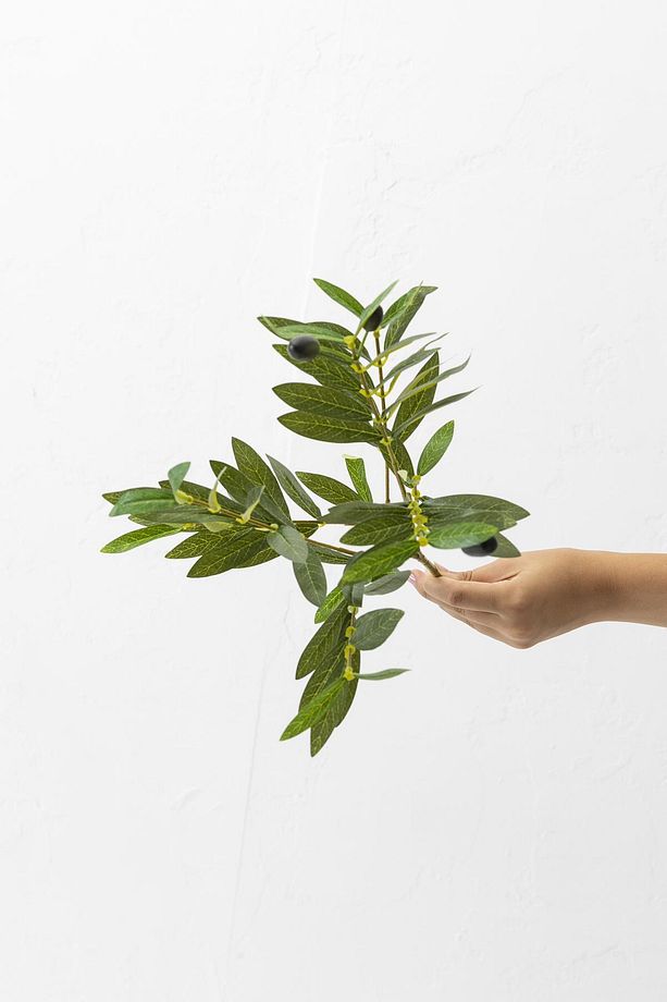 Yapay Zeytin Dalı 50 cm - 4