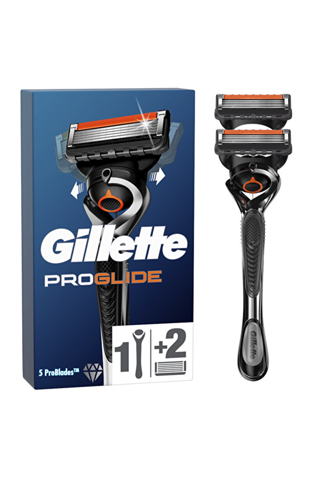 Gillette ProGlide FlexBall Regular Razor, 2 Refills - 2