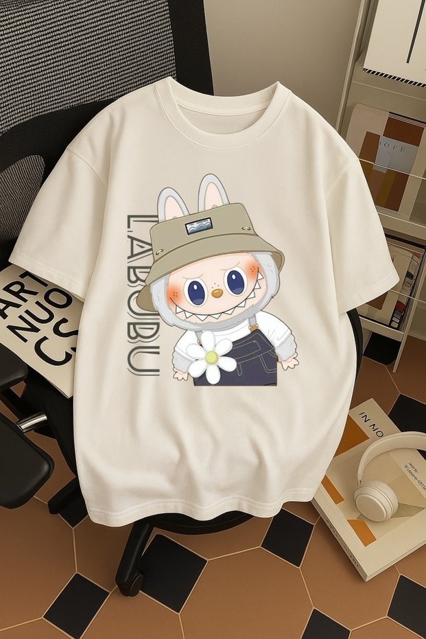 Unisex Men/Women Colorful Printed Oversized Cotton Pack T-Shirts