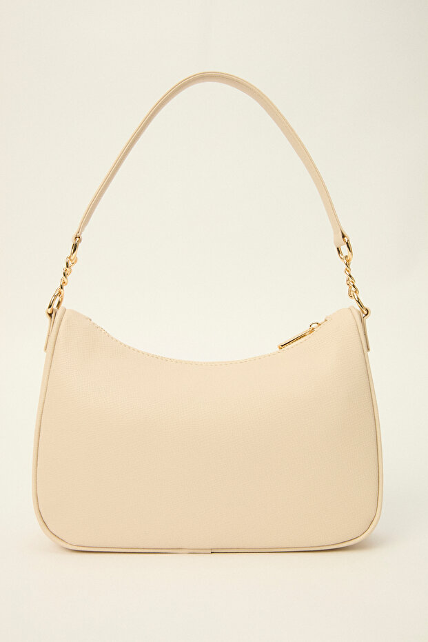 Baskılı Deri Omuz Çantası - 3