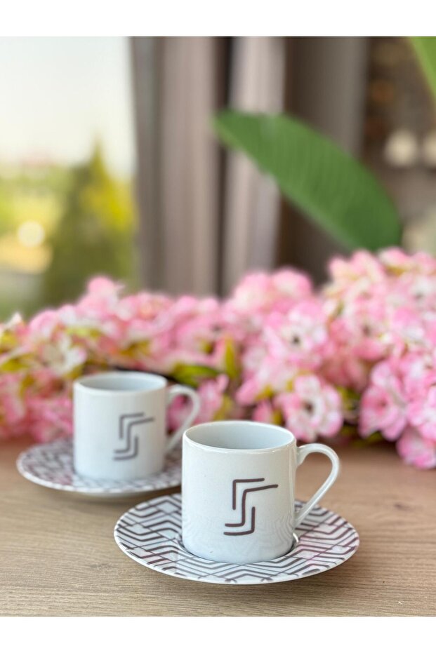 Tamina Desen1 8 Piece Coffee Cup for 4 Persons 90Cc