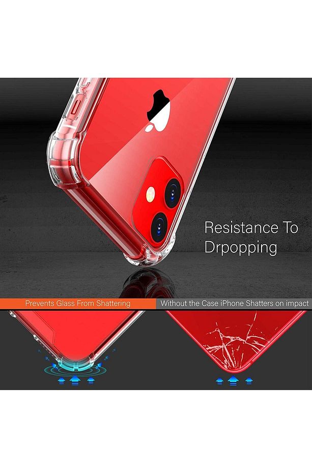 iPhone 11 Uyumlu Darbe Önleyici Sararmaya Dayanıklı Airbag Korumalı Ultra Slim TPU Şeffaf Silikon Kı - 2