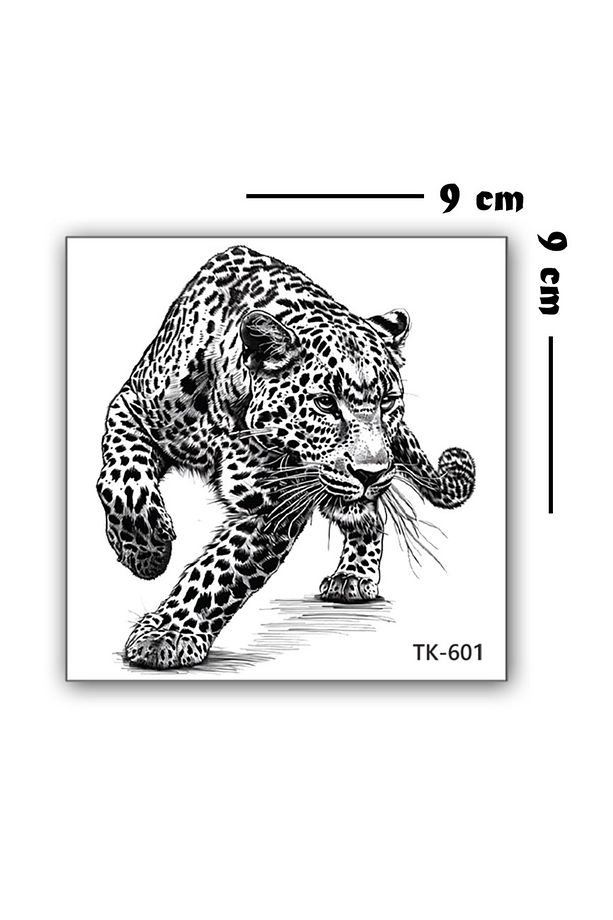 Leopar Model Geçici Dövme - 1