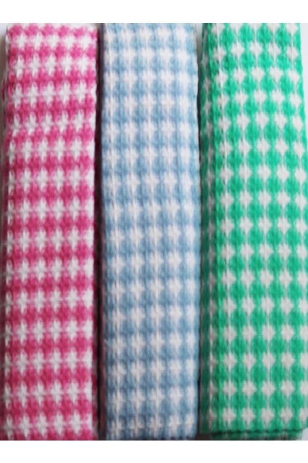 Kitchen Towels 3-Pieces | Assorted Colors & Designs | Multipurpose Cleaning Cloth Set