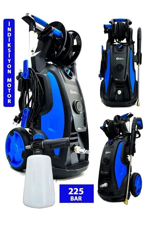 Rapco 225 Bar Indiksiyon Motor 3200 Watt Profesyonel Yüksek Basınçlı Yıkama Makinesi - 1