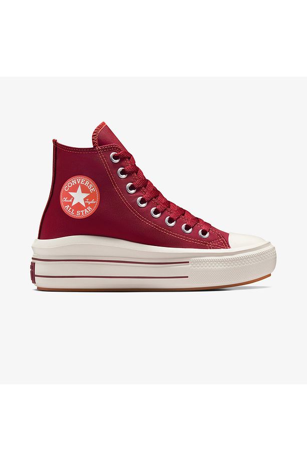 Chuck Taylor All Star Move Platform Unisex Kırmızı Platform Sneaker - 1