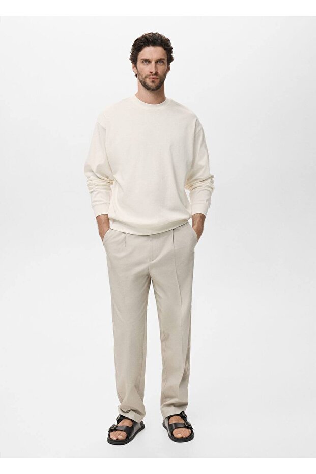 %100 pamuklu relaxed fit sweatshirt - 2