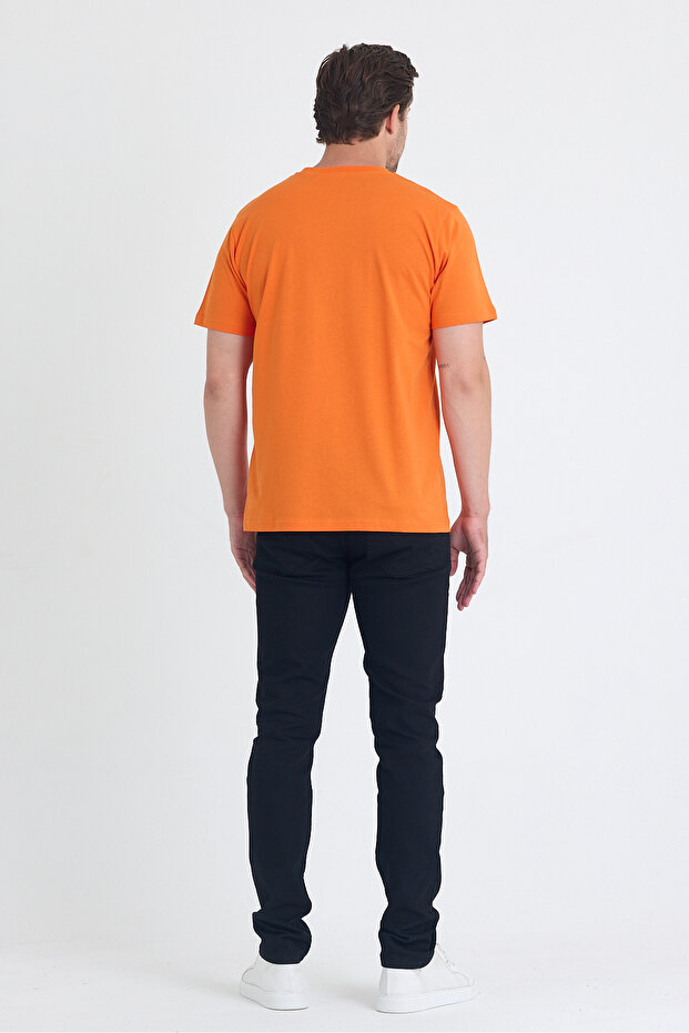 Bărbați guler rotund Regular Fit basic tricou - 3