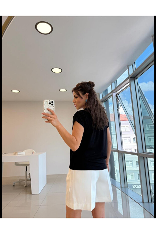 Дамска тениска с V-образно деколте Basic Modal Rescue - 4