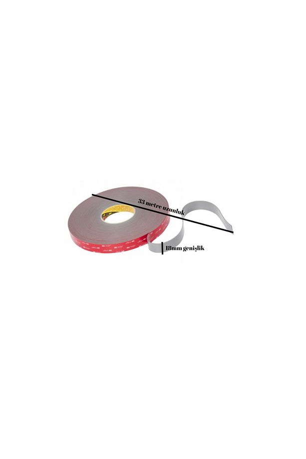 Gph 110 Çift Taraflı Bant (Gri Vhb) 18MMX33MT - 2
