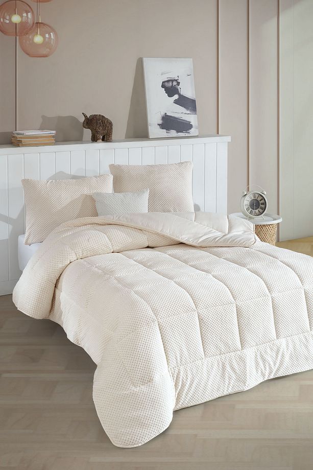 Luis Comfort Set Tek Kişilik (155x215 cm) Krem - 3