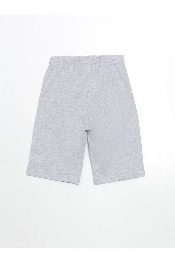 LCW Erkek Çocuk Beli Lastikli Pijama Şort 2'li - 5