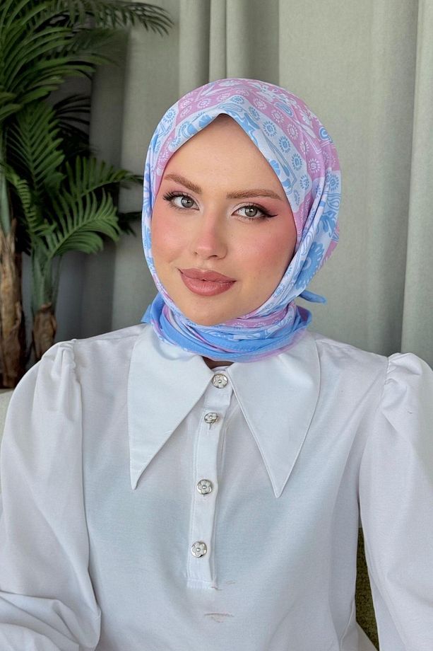 Nisa Soft Eşarp Bebe Mavi - 4