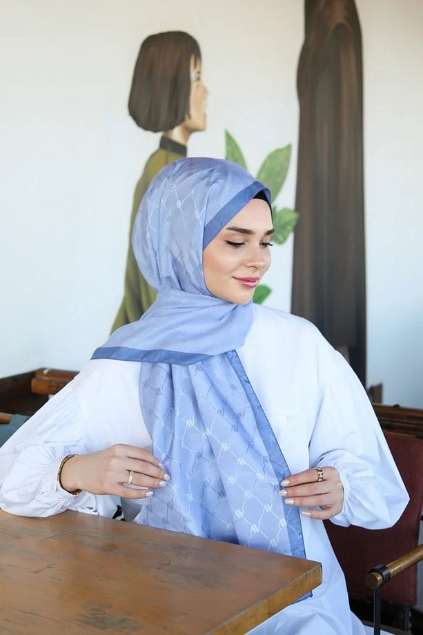 Trend Monogram Şal 2 - 3