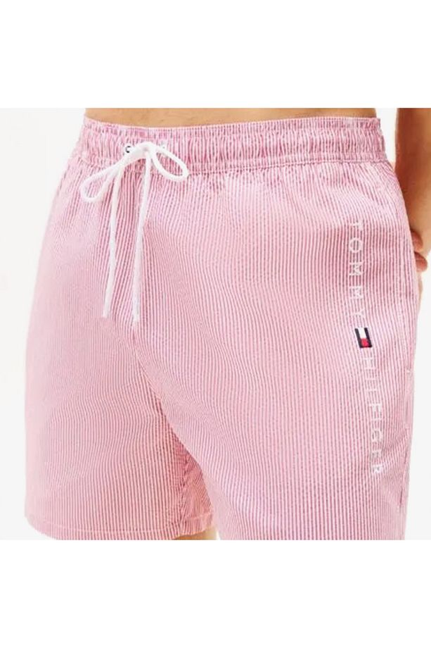 Medium Drawstring Erkek Pembe Mayo - 2