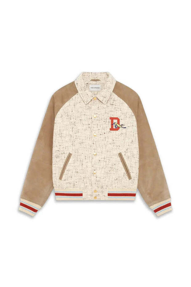 Peerless Le Bomber Tweed Bomber Jacket - Stylish and Comfortable Design for Men