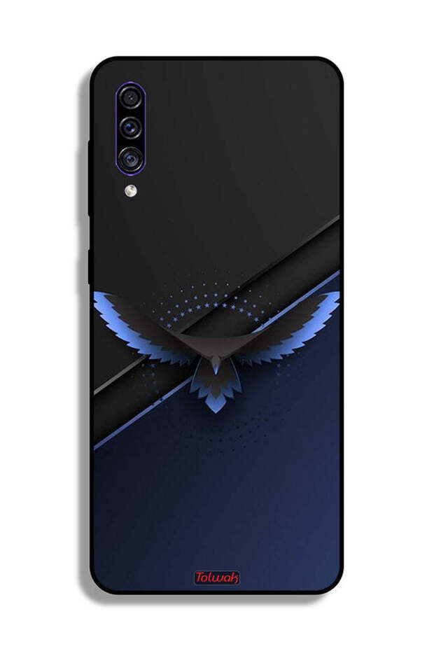 غطاء حماية لهاتف Samsung Galaxy A50s بتصميم نسر فني تجريدي رقمي