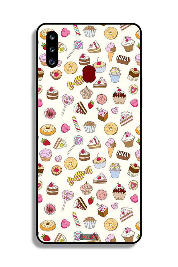 Samsung Galaxy A20s Protective Case Cover Pattern Of Favorite Items