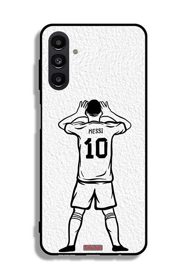 Samsung Galaxy A13 5G Protective Case Cover Messi Sketch