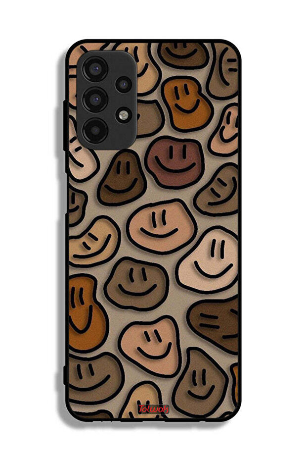 Samsung Galaxy A13 4G Protective Case Cover Smiley Faces Art