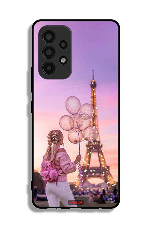 Samsung Galaxy A53 5G Protective Case Cover Girl Holding Balloons
