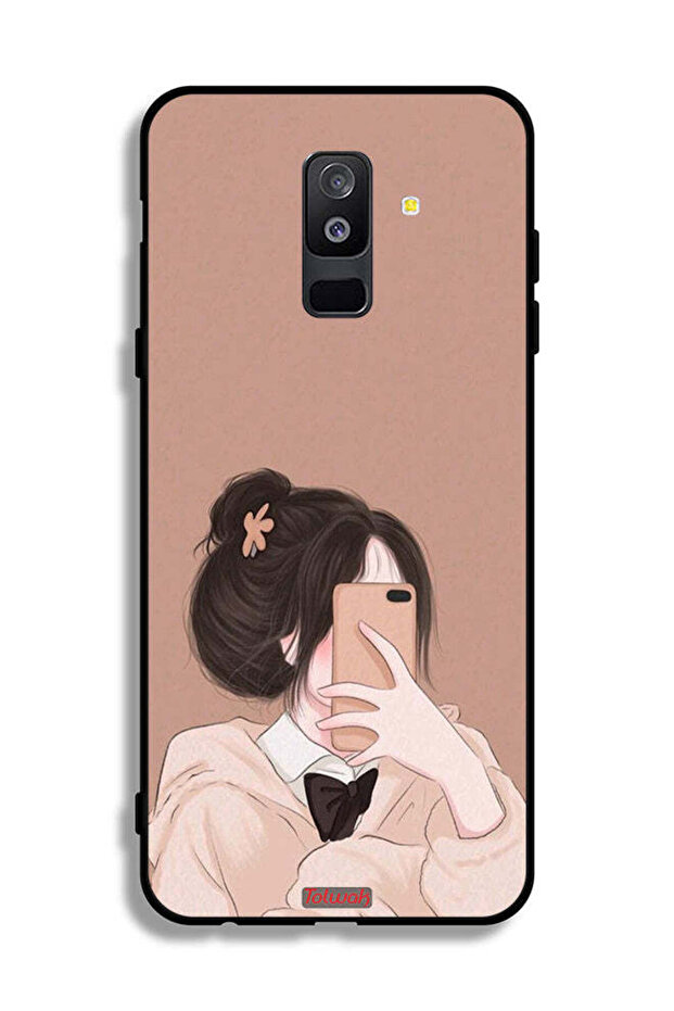 غطاء حماية لهاتف Samsung Galaxy A6 Plus (2018) لالتقاط صورة سيلفي