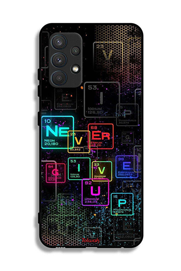 Samsung Galaxy A32 4G Protective Case Cover Never Give Up Art