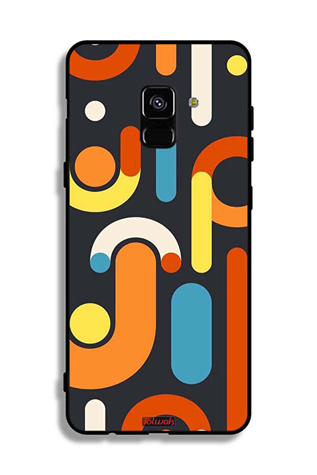 غطاء حماية بنمط نمط لهاتف Samsung Galaxy A8 Plus (2018)