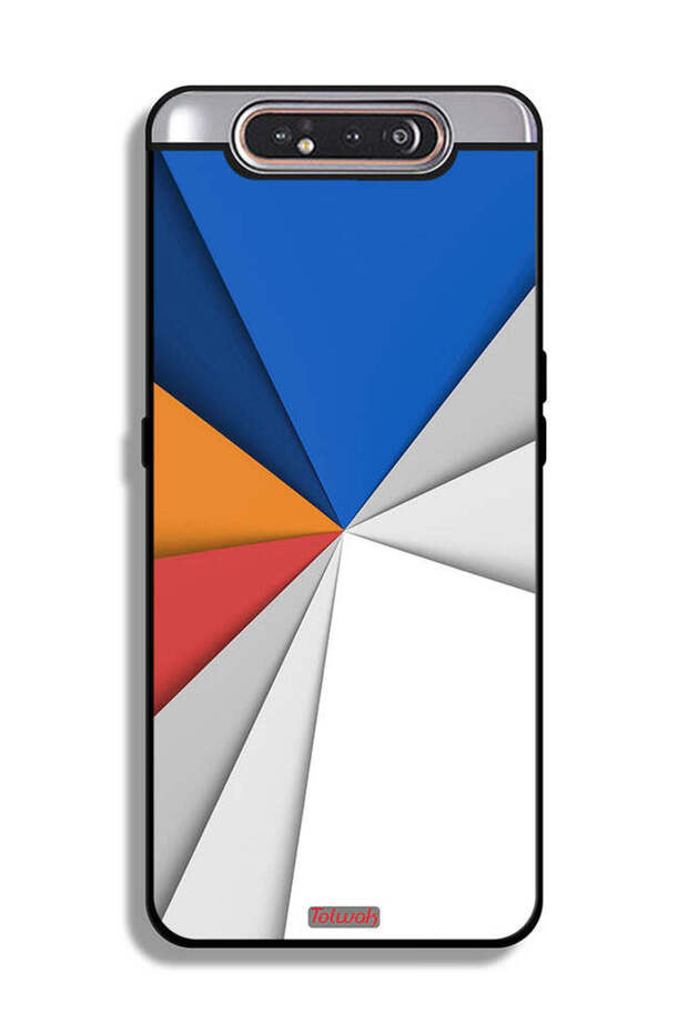 غطاء حماية لهاتف Samsung Galaxy A80 مصنوع من مادة مطابقة للفن التجريدي