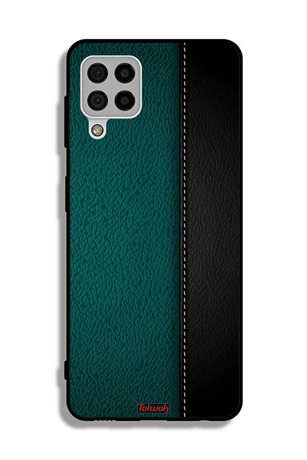 Samsung Galaxy A22 4G Protective Case Cover Leather Pattern
