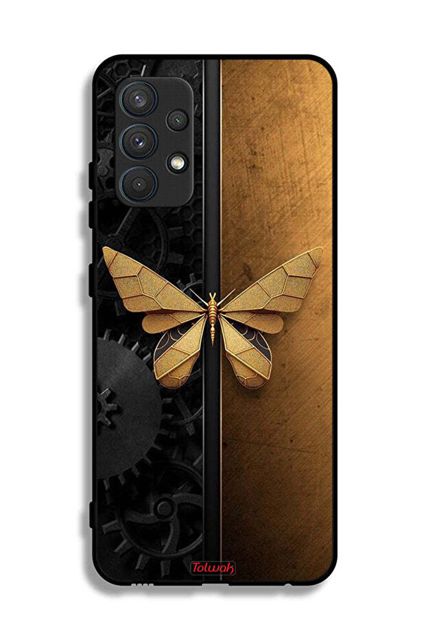 Samsung Galaxy A32 4G Protective Case Cover Steel Butterfly