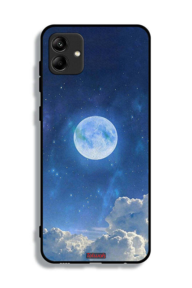 Samsung Galaxy A04 Protective Case Cover Moon Clouds