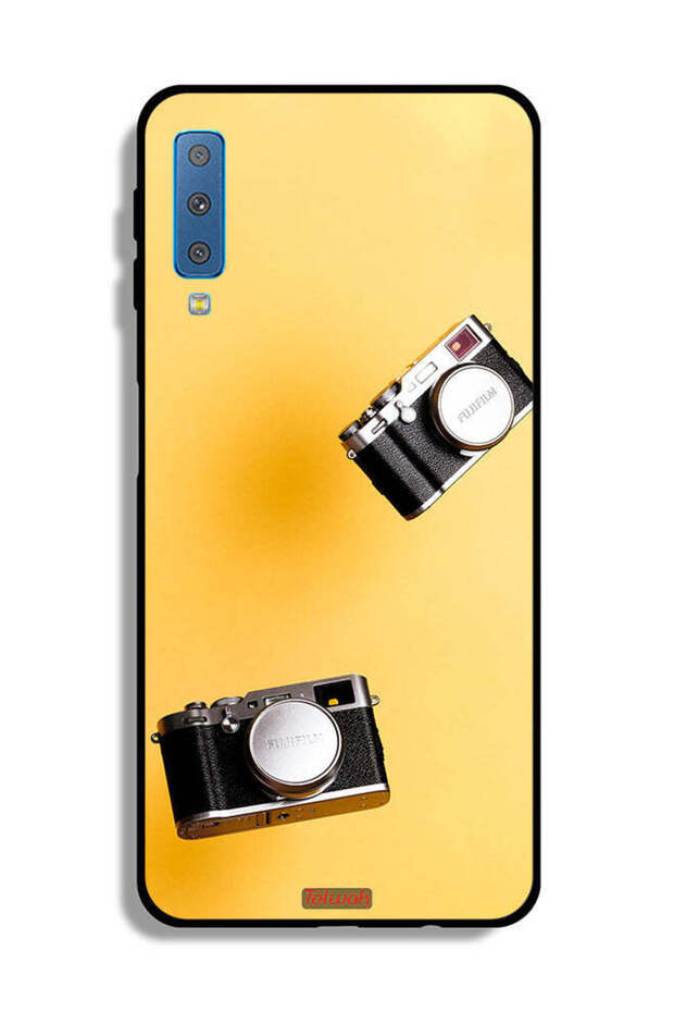 غطاء حماية للكاميرات لهاتف Samsung Galaxy A7 (2018)
