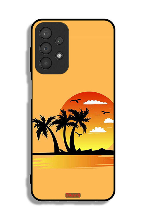 Samsung Galaxy A23 Protective Case Cover Drawing Abstract Design