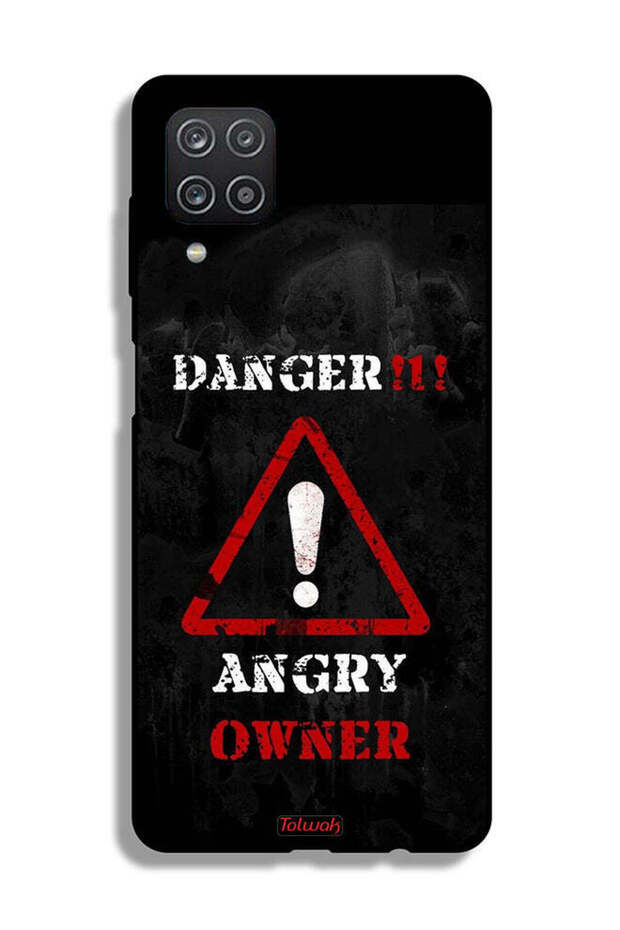 غطاء حماية لهاتف Samsung Galaxy A12 بتصميم المالك الغاضب