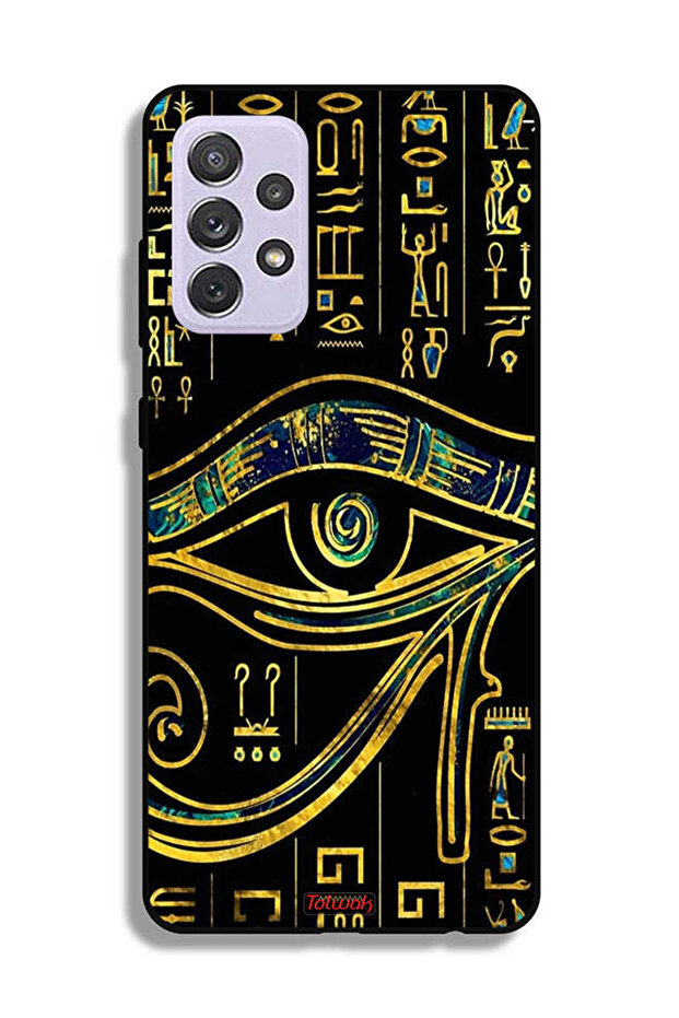غطاء حماية لهاتف Samsung Galaxy A72 5G بتصميم عين فنية